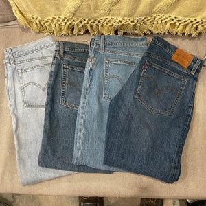 Levi's Wedgie Jeans- 4 pairs!